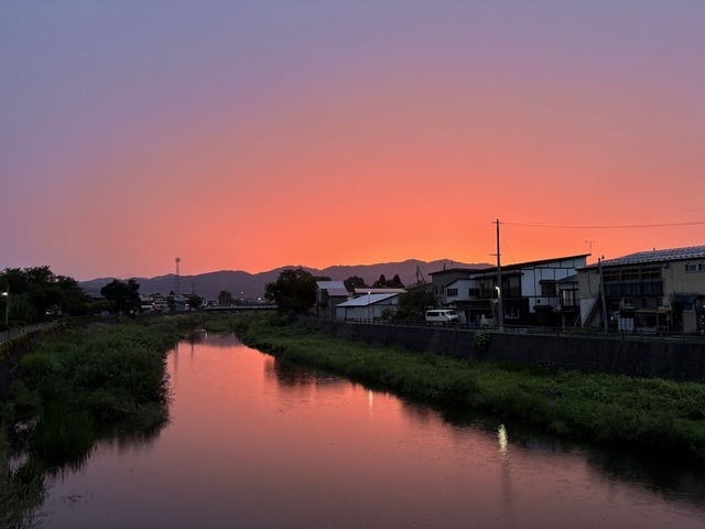 きれいな夕焼け6.8.29