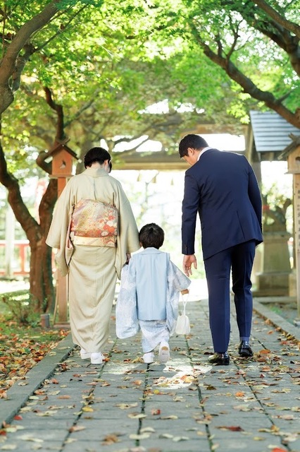 初孫の七五三詣り6.11.19.3