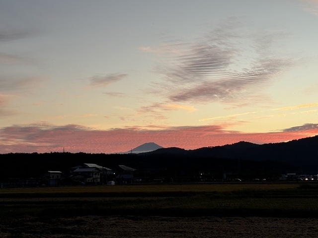 夕暮れの鳥海山6.9.27