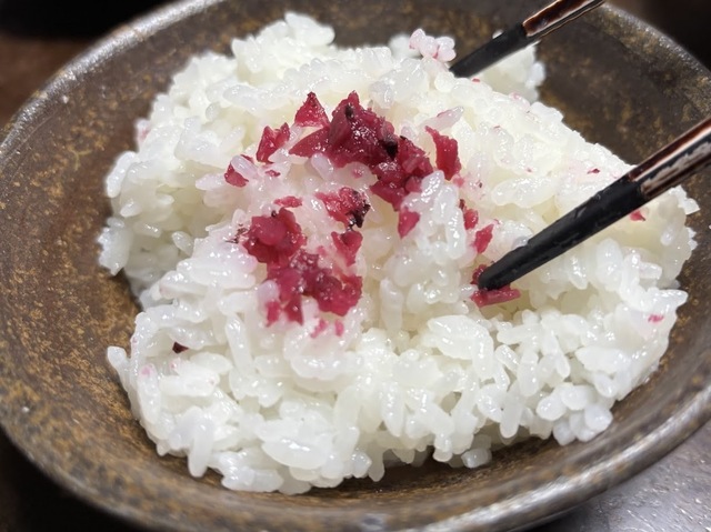 梅漬けご飯7.3.17