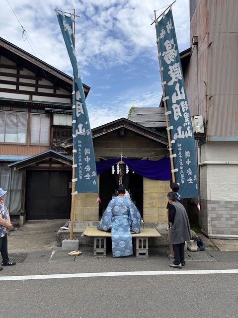 湯殿山神社の祭典7.7.1